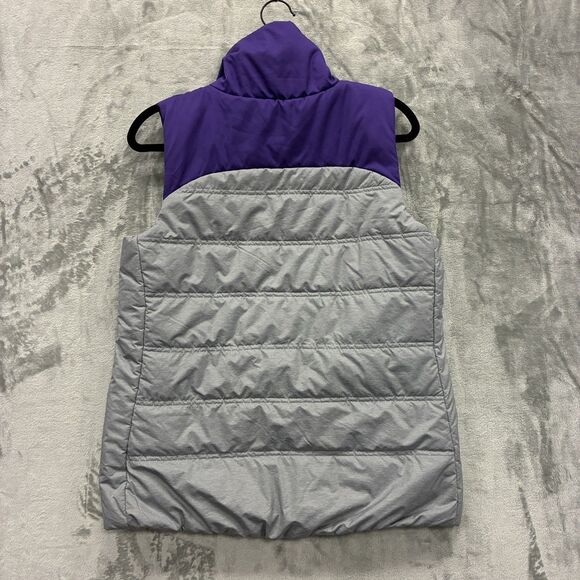 Nike Clemson Tigers Purple Gray Vest Men’s M Puffer Full Zip Gillet Vest NCAA - Picture 5 of 5
